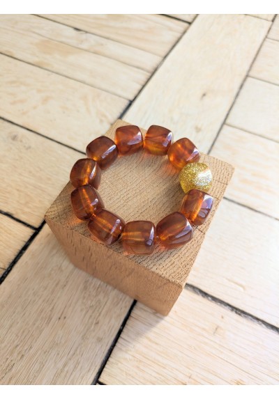 Bracelet DANIA marron 15€