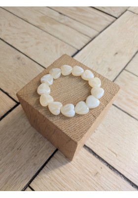 Bracelet DAPHNE écru 12€