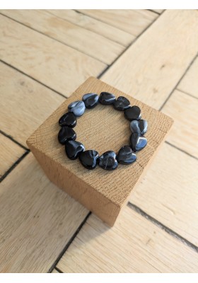 Bracelet DAPHNE noir 12€