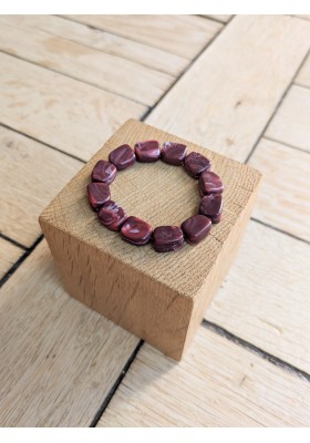 Bracelet DEBORAH bordeaux 12€