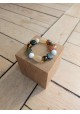 Bracelet DIANE kaki et marron 12€