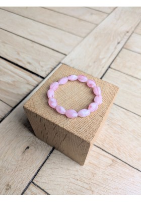 Bracelet DELPHINE rose pâle 10€