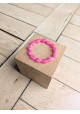 Bracelet DELPHINE rose 10€