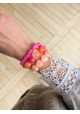Bracelet DELPHINE rose 10€