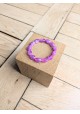 Bracelet DELPHINE parme 10€