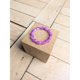 Bracelet DELPHINE parme 10€