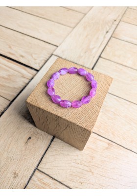 Bracelet DELPHINE parme 10€