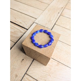 Bracelet DELPHINE bleu roi 10€
