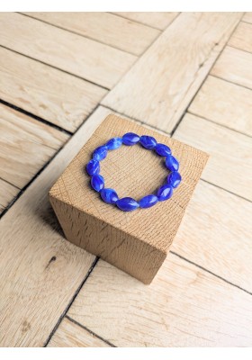 Bracelet DELPHINE bleu roi 10€