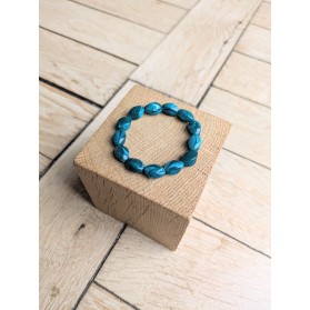 Bracelet DELPHINE bleu canard 10€