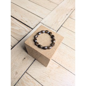 Bracelet DELPHINE marron foncé 10€
