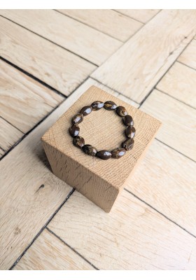 Bracelet DELPHINE marron foncé 10€