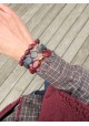 Bracelet DELPHINR bordeau 10€