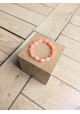 Bracelet DELPHINE saumon 10€
