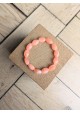 Bracelet DELPHINE saumon 10€