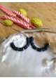 Boucles d'oreilles CHARLIE - noir