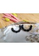Boucles d'oreilles CHARLIE - noir