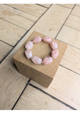 Bracelet ESMEE rose pâle