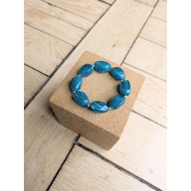 Bracelet ESMEE bleu canard 14€