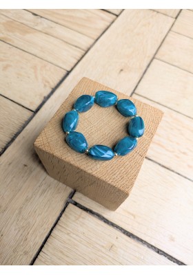 Bracelet ESMEE bleu canard