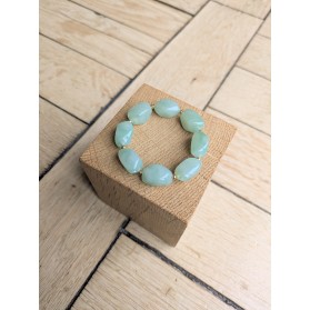 Bracelet ESMEE vert pâle 14€
