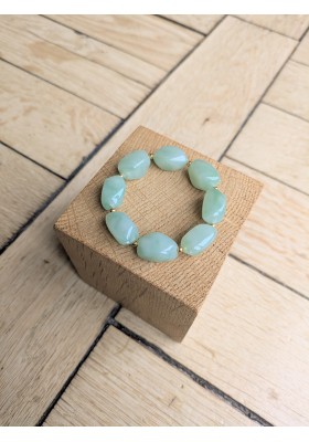 Bracelet ESMEE vert pâle