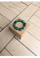 Bracelet ESMEE vert foncé