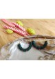Boucles d'oreilles CHARLIE - noir