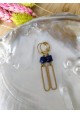 Boucles d'oreilles CLAIRE - blanche
