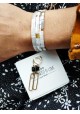 Boucles d'oreilles CLAIRE - blanche