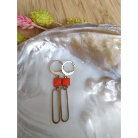 Boucles d'oreilles CLAIRE - plusieurs coloris